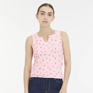 NWT Skims Soft Lounge Tank in Cherry Print Size S